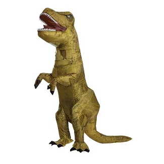 Photo 1 of  Adult Jurassic World T-Rex Inflatable Halloween Costume One Size

