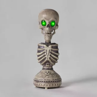 Photo 1 of Animated Light Up Skeleton Bust Halloween Decorative Scene Prop - Hyde & EEK! Boutique™

