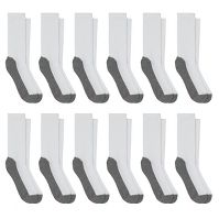 Photo 1 of 12 PACK Hanes Premium Men's Pack Crew Socks - 6-12

