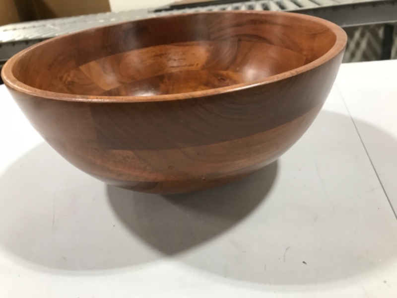 Photo 2 of 188oz Wood Signature Serving Bowl - Threshold™

