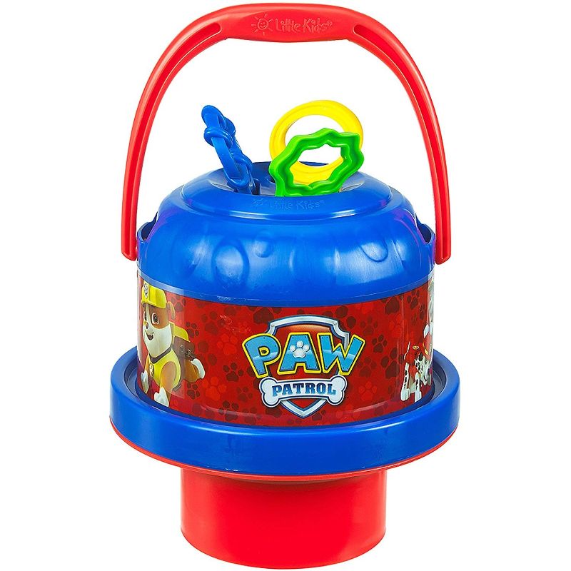 Photo 1 of BUNDLE OF 2 Little Kids Nickeoldeon No-Spill PAW PATROL Bubble Bucket; Includes 4oz Solution