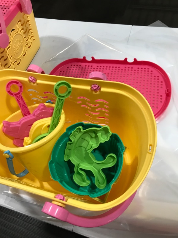 Photo 2 of 10pc Carry Bucket Sand Toy Set - Sun Squad™

