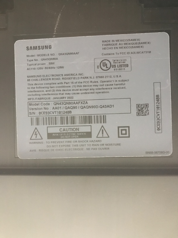 Photo 6 of Samsung 43 Neo QLED QN90 Series 4K Smart TV (2022)