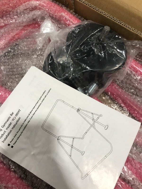 Photo 3 of RELIANCER Expandable Gymnastics Bars Junior Training Bar Adjustable Height Gymnastic Horizontal Bars Children Folding Training Monkey Bars Child Gym Climbing Tower Kip Balance Bar for Kids Gymnasts
