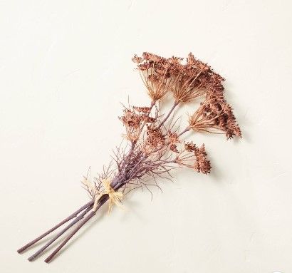 Photo 1 of 18" Faux Queen Anne's Lace Flower Stem Bundle - Hearth & Hand™ with Magnolia