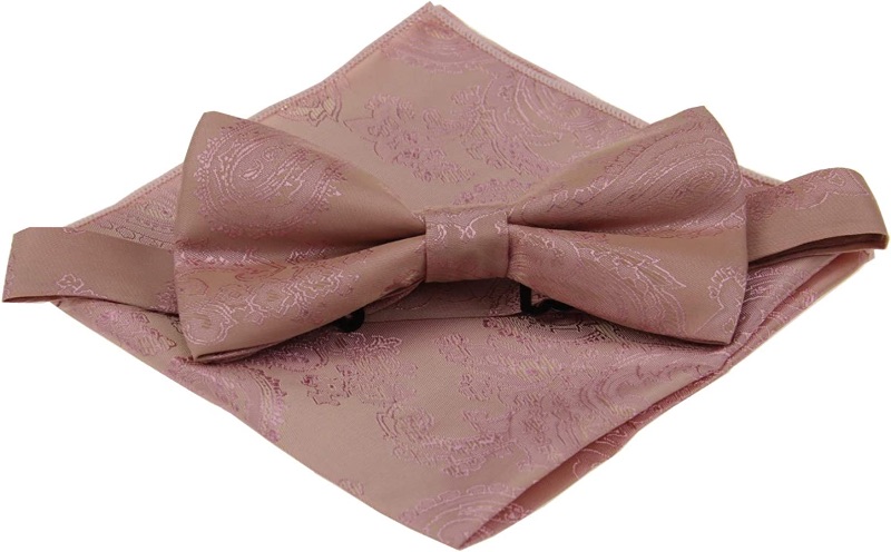 Photo 1 of Men's Silk Paisley Bowtie