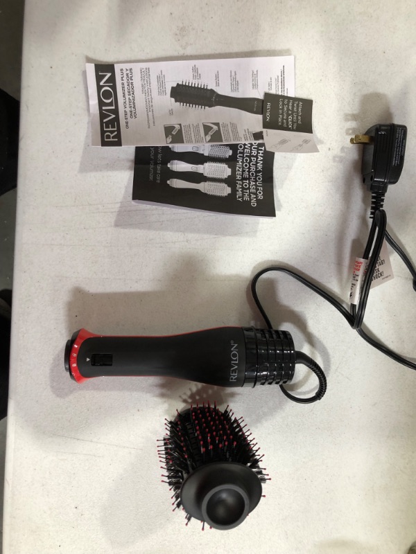 Photo 2 of One-Step Volumizer PLUS 2.0 Hair Dryer and Hot Air Brush, Black