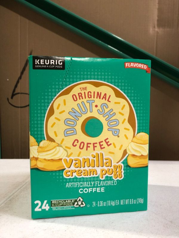 Photo 2 of 24ct The Original Donut Shop Vanilla Cream Puff Keurig K-Cup Coffee Pods