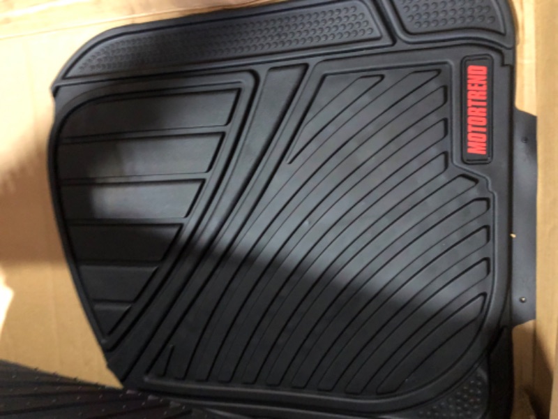 Photo 2 of Motor Trend FlexTough - for Cars Truck SUV, Automotive Floor Mats Black