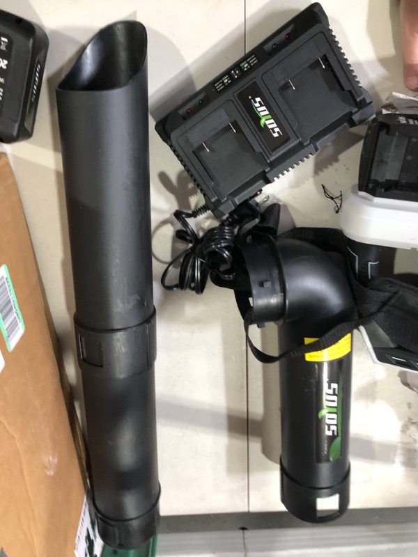 Photo 4 of **USED**  Greenworks 40V (150 MPH / 135 CFM) Cordless Leaf Blower, 4.0Ah Battery and Charger Included