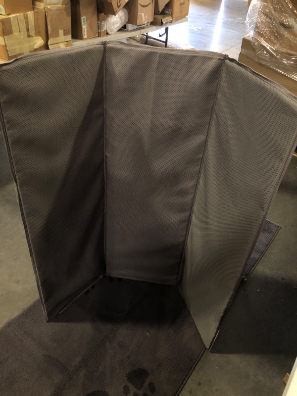 Photo 1 of 3 panel fabric divider