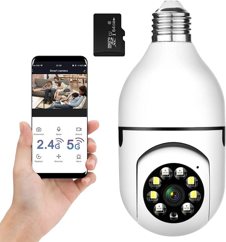 Photo 1 of WiFi Light Socket Bulb Security Camera