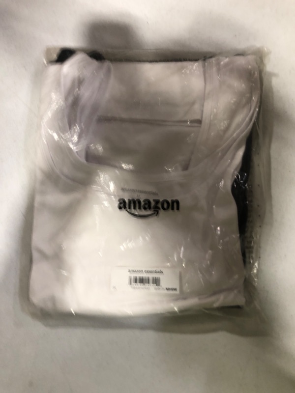 Photo 2 of Amazon Essentials Women's 100% Cotton Tank Top (2-Pack, White & Black, Women's Size 3XL)