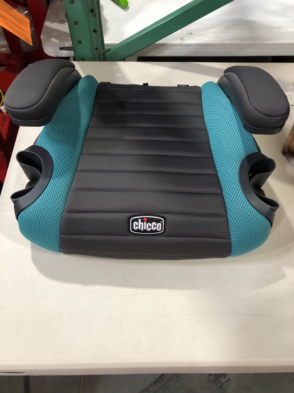 Photo 5 of Chicco GoFit Backless Booster Car Seat, Seat for Children 40-110 lbs. | Raindrop/Blue, 1 Count 