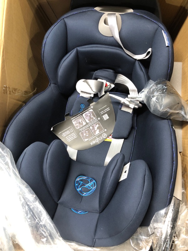 Photo 2 of Cybex Sirona S Rotating Convertible Car Seat with SensorSafe 2.1, Children Newborn to Four Years, Easy Child Load, Indigo Blue