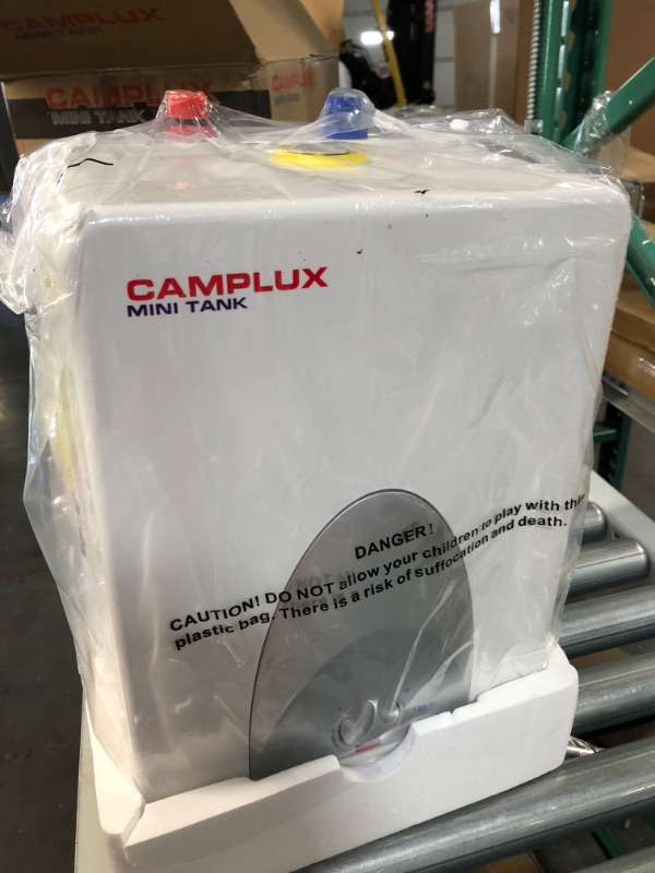 Photo 2 of Camplux ME25 Mini Tank Electric Water Heater 2.5-Gallon with Cord Plug,1.5kW at 120 Volts