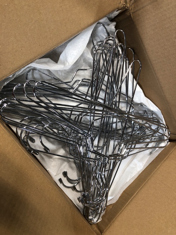 Photo 1 of Metal coat hangers 20-pack