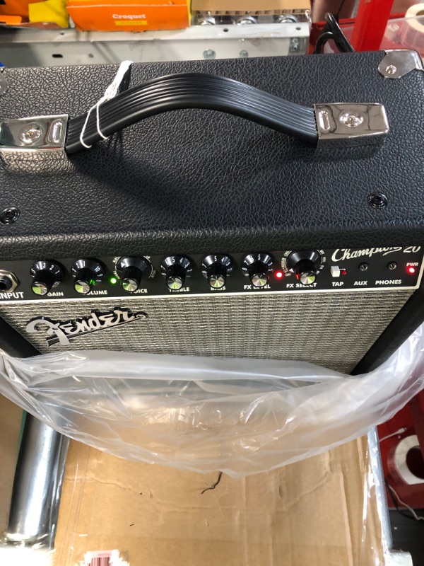 Photo 2 of Fender Champion 20 Guitar Amp W/FX Black
