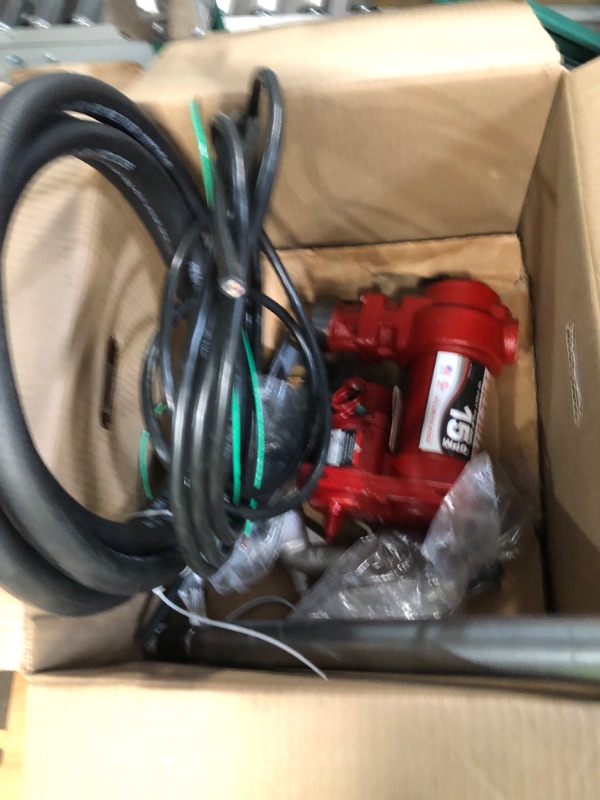 Photo 2 of Fill-Rite FR1210H 12V 15 GPM Fuel Transfer Pump w/Discharge Hose & Manual Nozzle FR1210H Pump