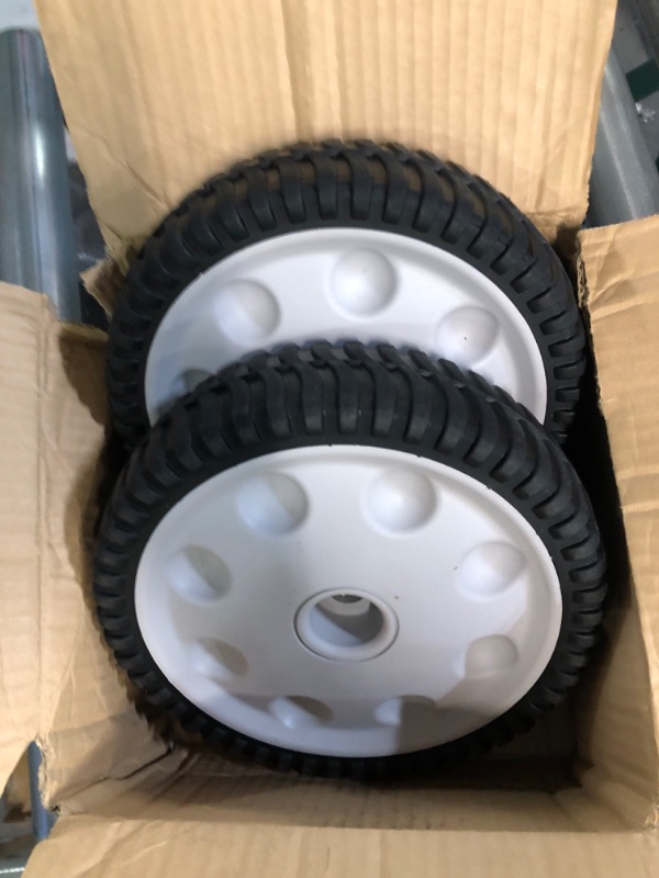 Photo 2 of Set of (2) 734-04018C Mowers Front Drive Wheels Replaces For MTD 12AV569Q597 Troy-Bilt Cub Cadet 734-04018A 734-04018B Propelled Lawn Mowers