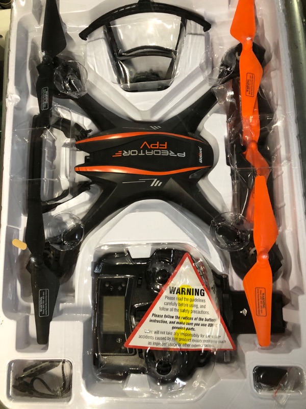 Photo 2 of SereneLife Predator WiFi FPV Drone, 4 Channel 2.4G 6-Gyro Quadcopter with HD Camera and Live Video, Gravity Induction RC Drone with Headless Mode Function and Low Voltage Alarm, VR Headset-Compatible