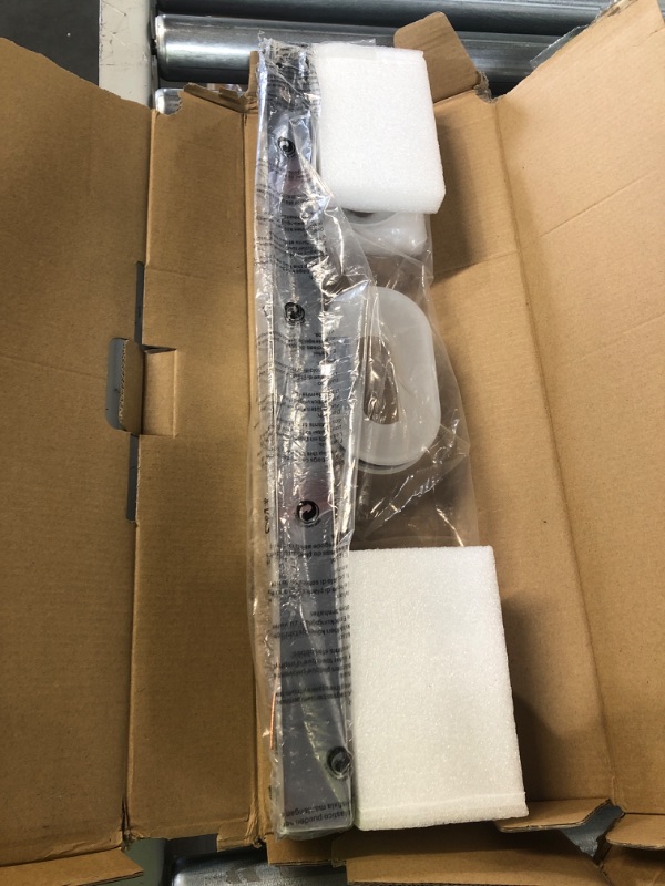 Photo 1 of *SEE NOTES* Myhaptim Modern LED 3 Lights Vanity Light for Bathroom Modern Vanity Light Fixture Wall Sconce 19 Inch Natural White Light (Silver) Silver 3 Lights