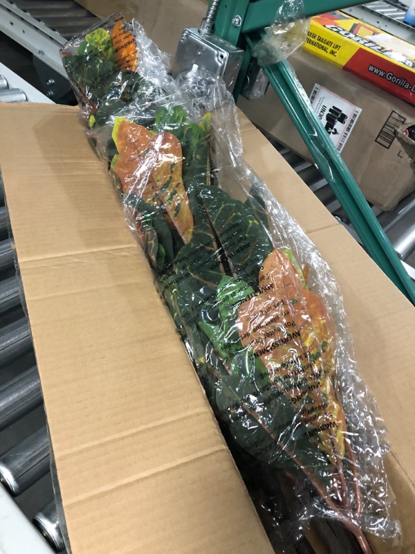 Photo 1 of *IN GOOD CONDITION* VIAGDO Artificial Croton Plant 43in Tall