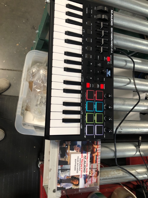Photo 1 of M-Audio Oxygen Pro Mini – 32 Key USB MIDI Keyboard