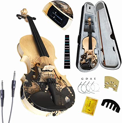 Photo 1 of *SEE NOTES* Aliyes Electric/Acoustic Violin Set