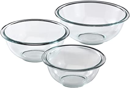 Photo 1 of *IN GOOD CONDITION*Glass Mixing Bowls 3 Pack