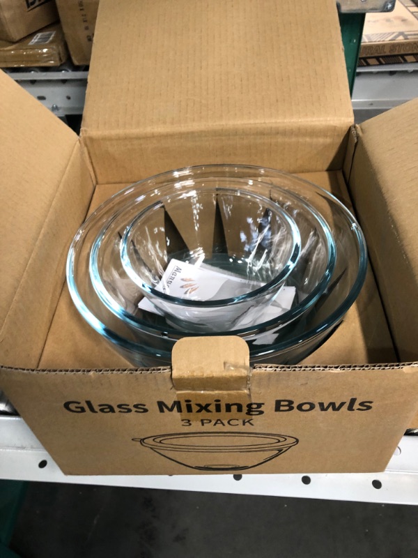 Photo 2 of *IN GOOD CONDITION*Glass Mixing Bowls 3 Pack