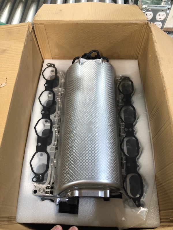 Photo 2 of MITZONE Upgrade Intake Manifold Compatible with Mercedes 2007-2012 E550 GL450 GL550 CL550 CLK550 G550 ML550 S550 SL550 V8 273 Engine Replace 2731400701 700410260