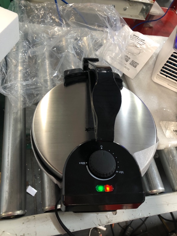 Photo 4 of 10inch Roti Maker by StarBlue with FREE Roti Warmer - The automatic Stainless Steel Non-Stick Electric machine, Roti AC 110V 50/60Hz 1200W