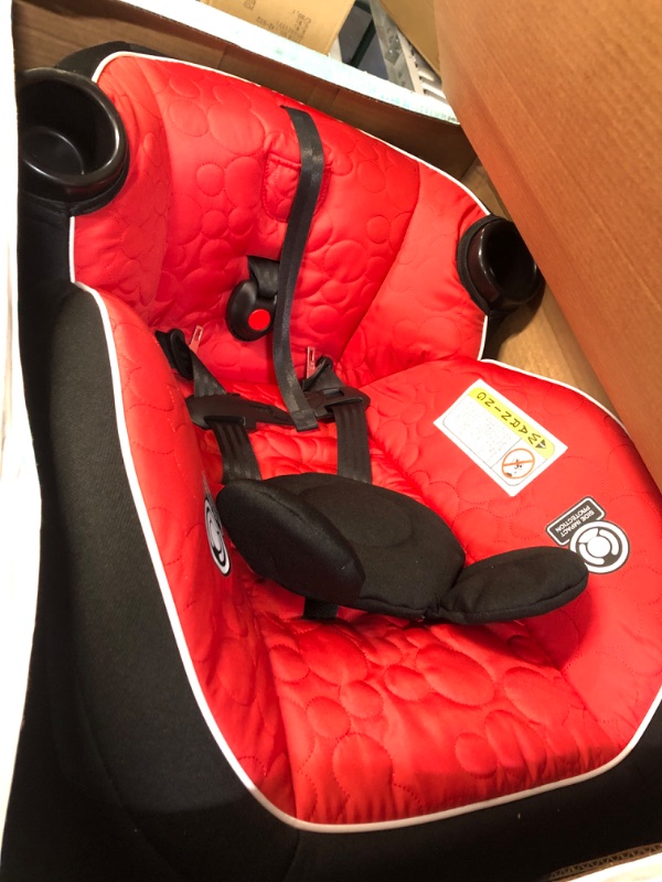 Photo 2 of Disney Baby Onlook 2-in-1 Convertible Car Seat, Rear-Facing 5-40 pounds and Forward-Facing 22-40 pounds and up to 43 inches, Mouseketeer Mickey