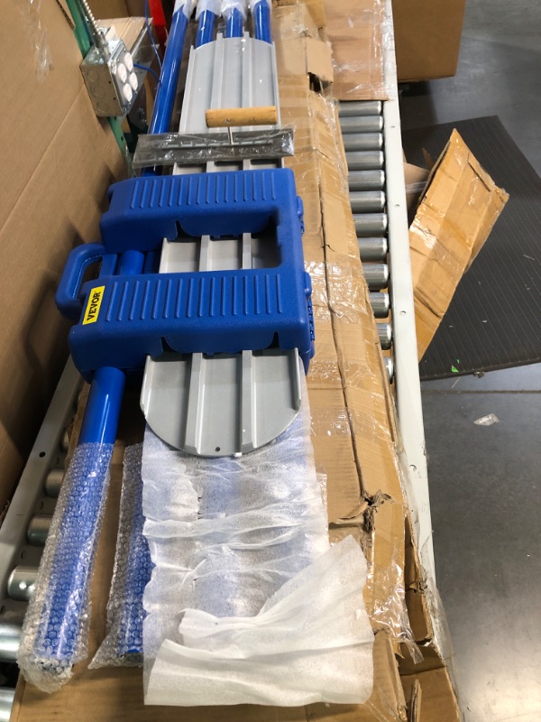 Photo 1 of VEVOR Bull Float Magnesium Concrete Float 48 x 8" Round End Concrete Float Tool Cement Tool Bull Concrete Kit Bull
