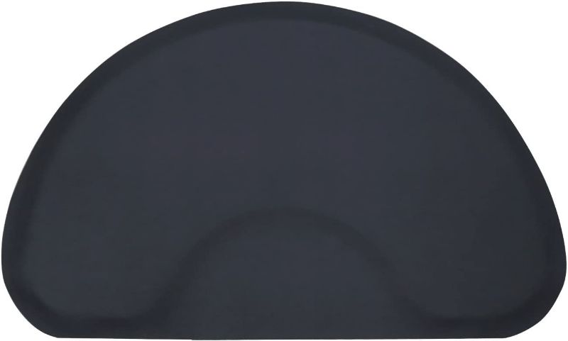 Photo 1 of Salon-Mate 3'X5' Half Circle MAT-Solid Black