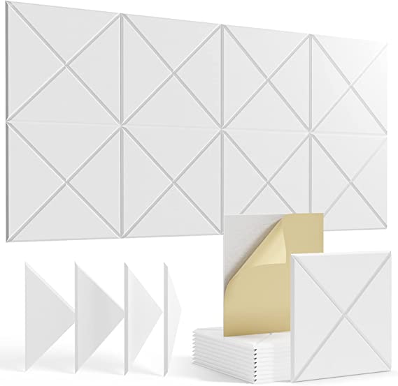 Photo 1 of 12 pack Acoustic Panels Self-Adhesive, 12"X 12"X 0.4"