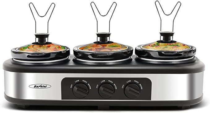 Photo 1 of [USED] Sunvivi Triple Slow Cooker 