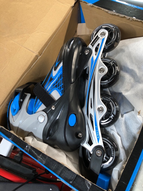 Photo 3 of 2PM SPORTS Vinal Girls Adjustable Flashing Inline Skates, Big Kid (1-4 US)