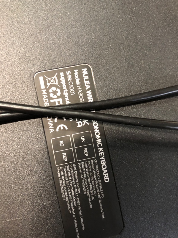 Photo 1 of Nulea Ergonomic Keyboard,
