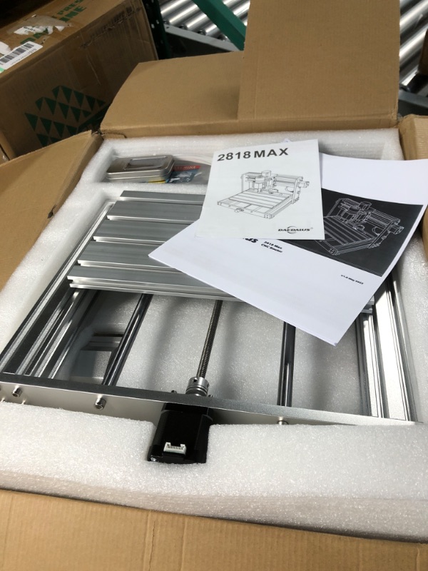 Photo 1 of DAEDALUS CNC Router Machine 2818 Max, 3 Axis, 200w Spindle, All Aluminum Frame