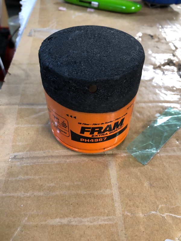 Photo 3 of FRAM Extra Guard PH4967, 10K Mile Change Interval Spin-On Oil Filter, black