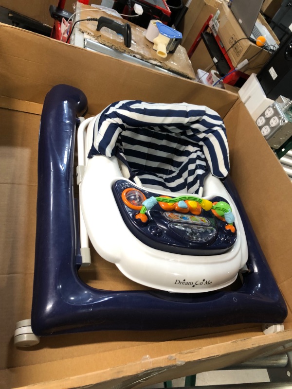 Photo 2 of Dream On Me 2-in-1 Ava Baby Walker, Navy