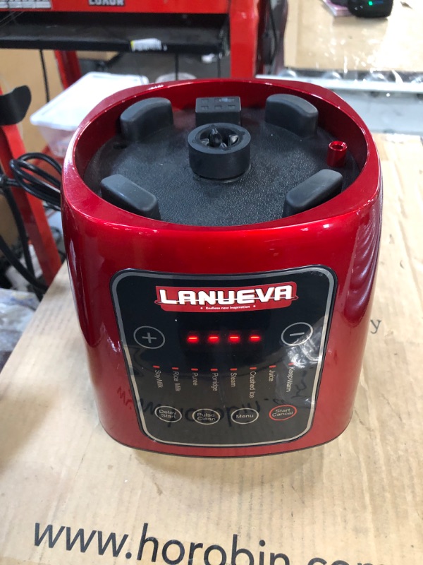 Photo 2 of ***SEE NOTES*** LANUEVA 8 In 1 Professional Countertop Cooking Blender, 59 oz Red 110V