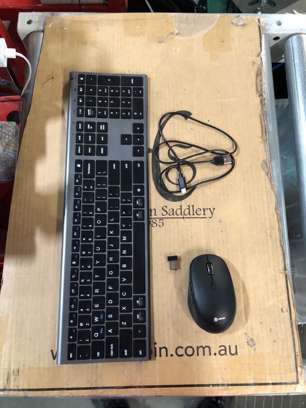 Photo 2 of iClever DK03 Bluetooth Keyboard and Mouse, Rechargeable