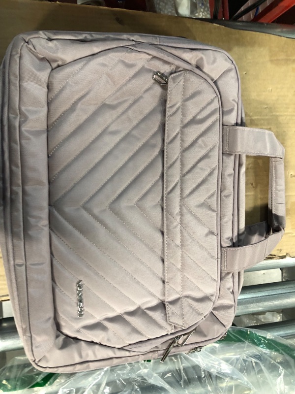 Photo 1 of VANKEAN Laptop Briefcase for Women Fashion, 17 Inch Laptop Bag,  Light Dusty Pink