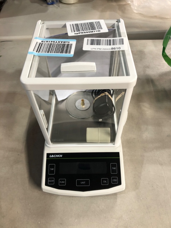 Photo 2 of (SEE NOTE) LACHOI Lab Analytical Balance 200g×1mg High Precision Electronic Lab Scale 0.001g 