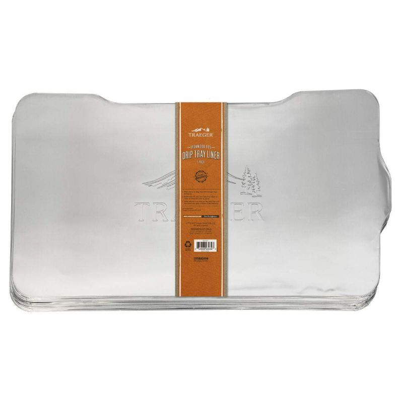 Photo 1 of (2) BAC521 Ironwood 885 Series Aluminum Drip Tray Liners Disposable 5-Pk.