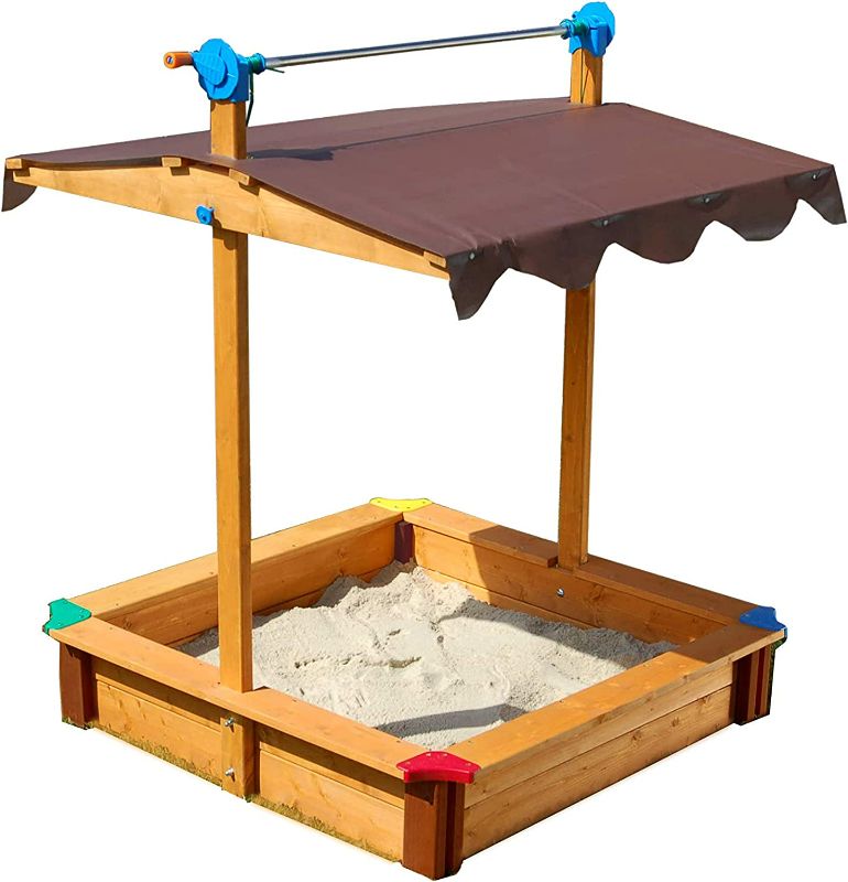 Photo 1 of Exaco Felix Adjustable Roof Sandbox, 40 x 51 inches