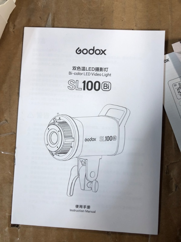 Photo 4 of Godox SL100Bi 100W Bi-Color LED Video Light, with Godox RC-A6 Remote Controller